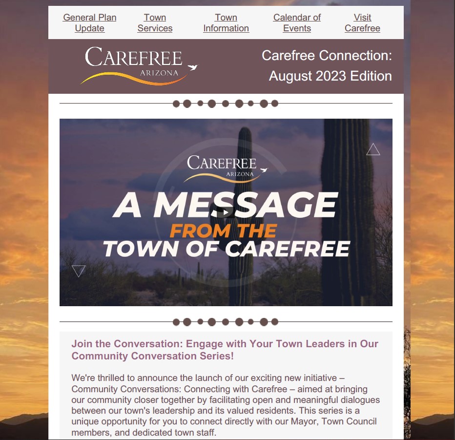 August 2023 Carefree Connection Snapshot